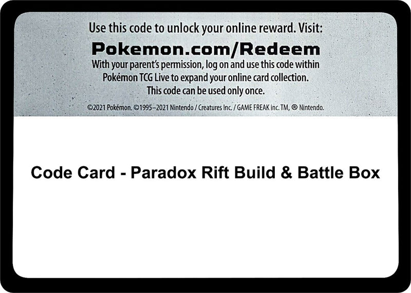 Image for Code Card - Paradox Rift Build & Battle Box (PAR)