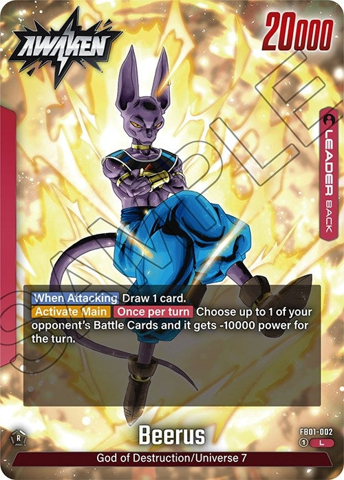 Image for Beerus - FB01-002 (1002) [FB01]