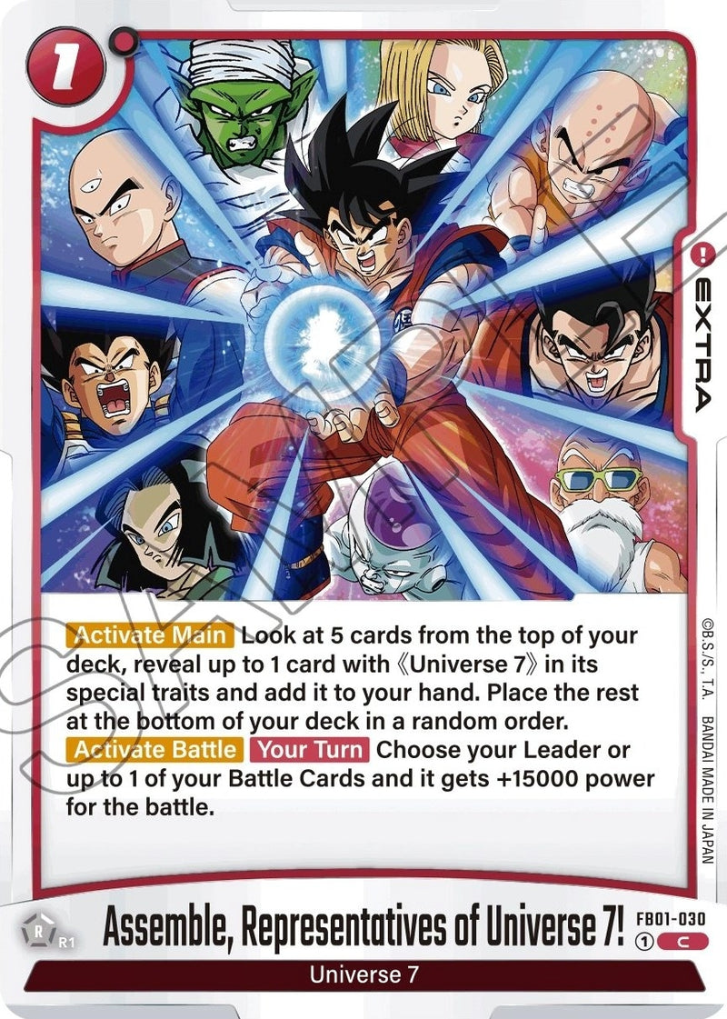 Image for Assemble, Representatives of Universe 7! (1030) [FB01]