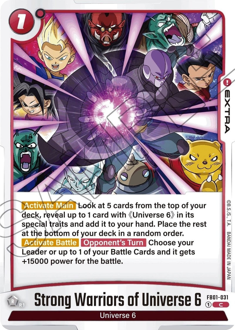 Image for Strong Warriors of Universe 6 (1031) [FB01]