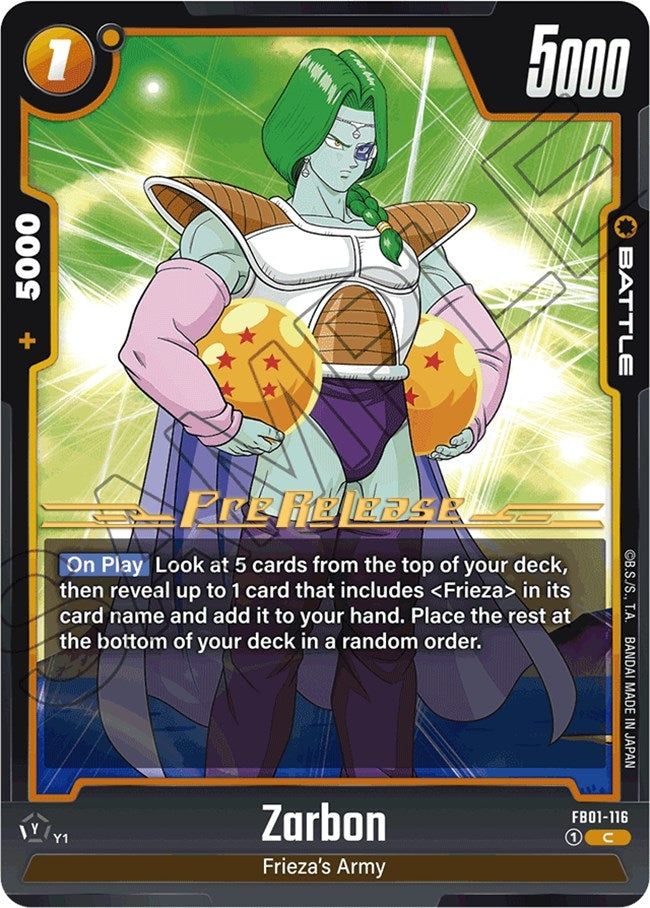 Image for Zarbon (1116) [FB01_PR]