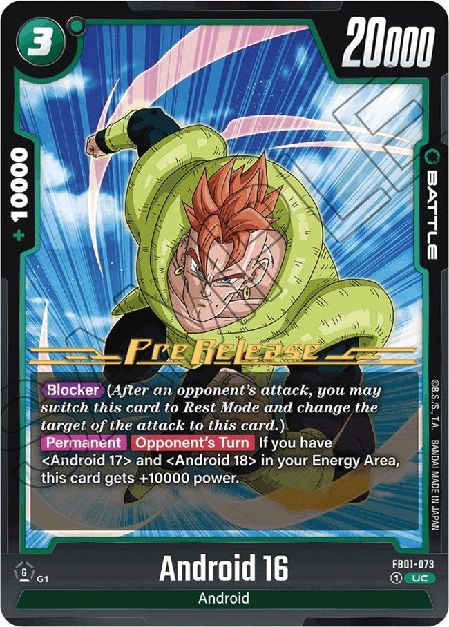 Image for Android 16 - FB01-073 (1073) [FB01_PR]
