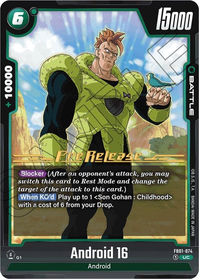 Image for Android 16 - FB01-074 (1074) [FB01_PR]