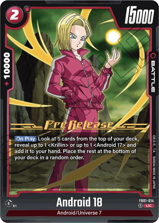Image for Android 18 - FB01-014 (1014) [FB01_PR]