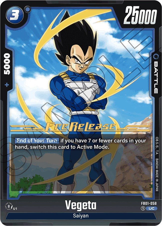 Image for Vegeta - FB01-058 (1058) [FB01_PR]