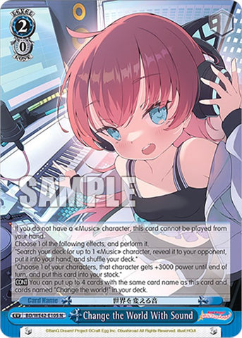 Change the World With Sound (BD/WE42-E105 N) [BanG Dream! Girls Band Party! Countdown Collection]