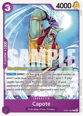 Image for Capote (7063) [OP07 PRE]