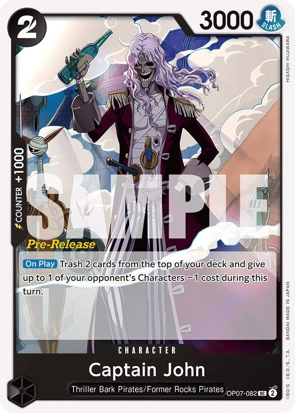 Image for Captain John (7082) [OP07 PRE]