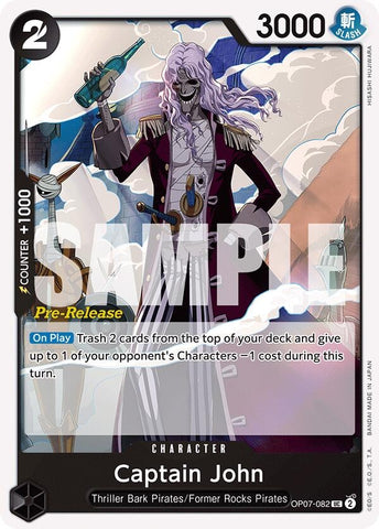 Image for Captain John (7082) [OP07 PRE]