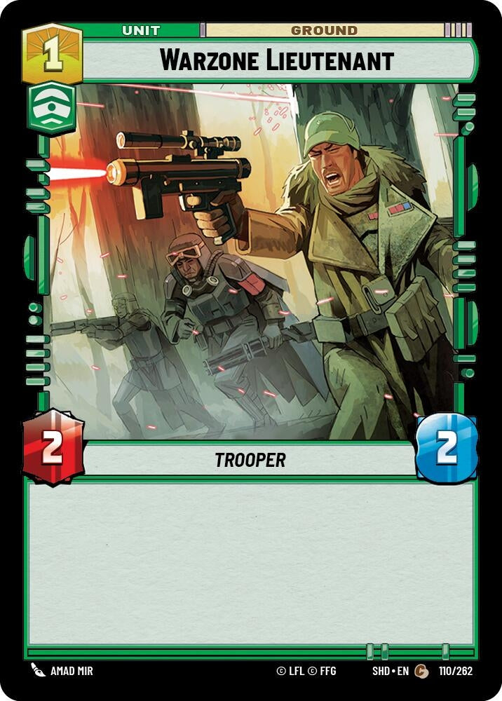 Image for Warzone Lieutenant (110) [SHD]