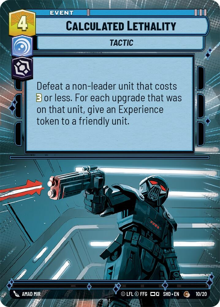 Image for Calculated Lethality (Hyperspace) (10) [SHD-WPP]