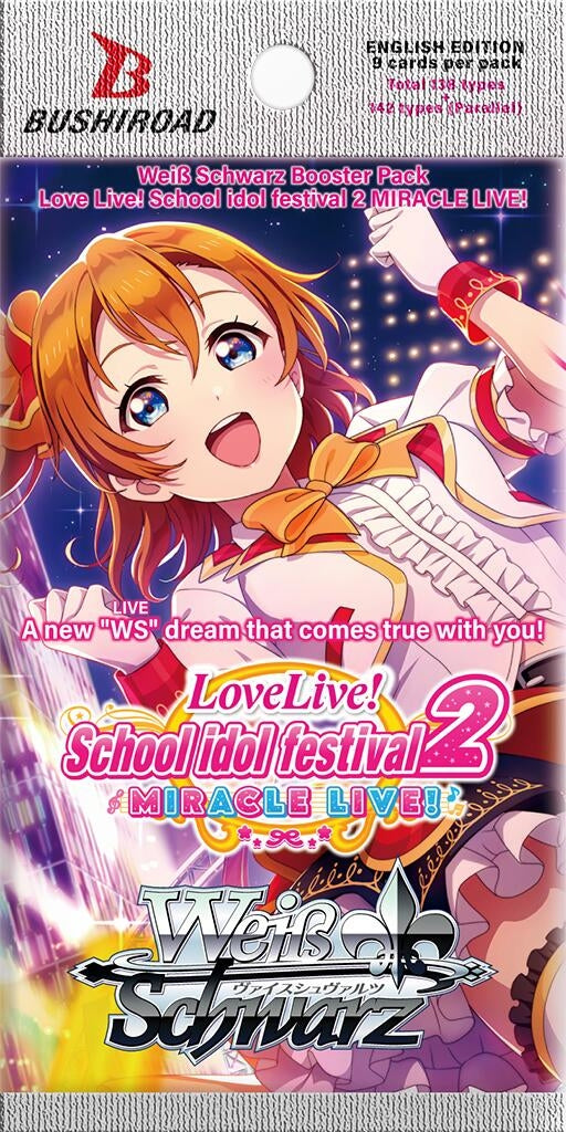 Image for Love Live School idol festival 2 MIRACLE LIVE! Booster Pack [SIF]
