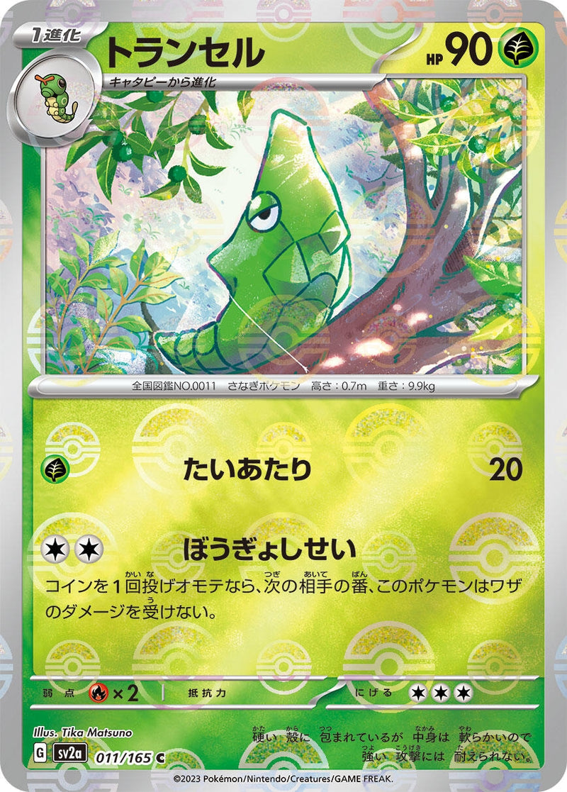 Image for Metapod (Poke Ball Pattern) (011/165) (SV2a: Pokemon Card 151) - Pokemon Japan
