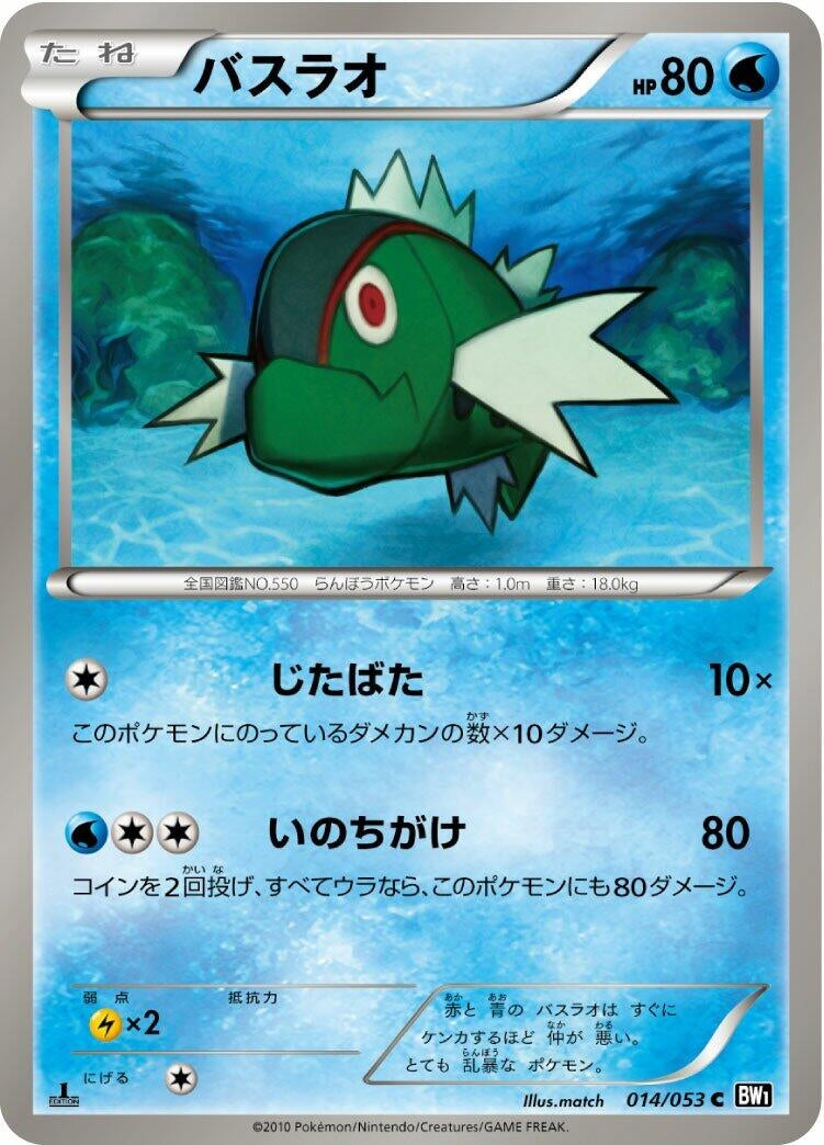 Image for Basculin (014/053) (BW1)