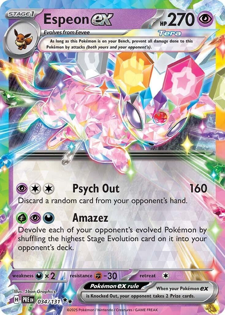 Image for Espeon ex - 034/131 (034/131)