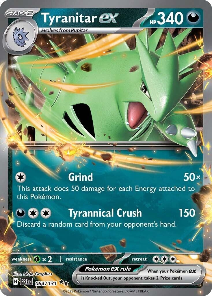 Image for Tyranitar ex (064/131)