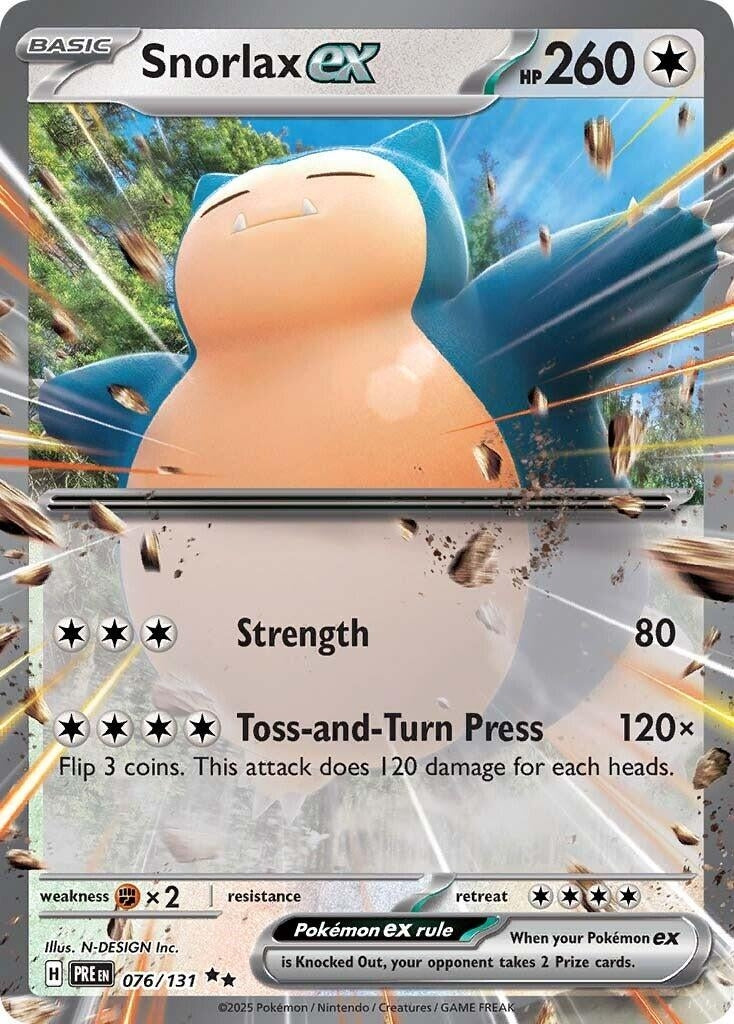 Image for Snorlax ex (076/131)