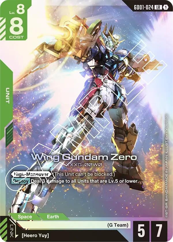 Image for Wing Gundam Zero (Newtype Rising) - Gundam Card Game