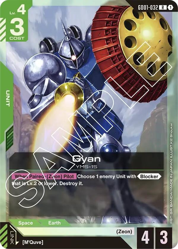 Image for Gyan (Newtype Rising) - Gundam Card Game