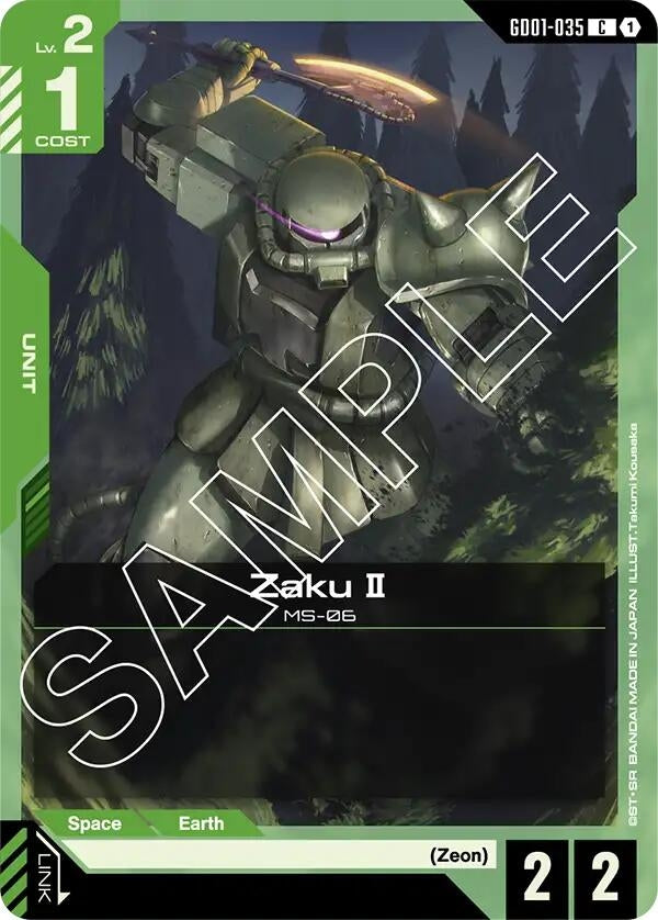 Image for Zaku II (Newtype Rising) - Gundam Card Game