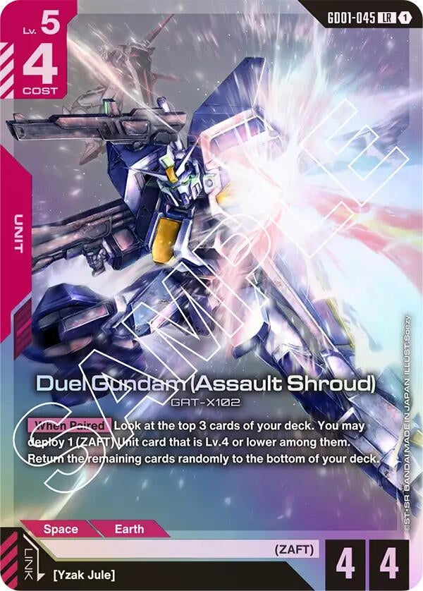 Image for Duel Gundam (Assault Shroud) (Newtype Rising) - Gundam Card Game