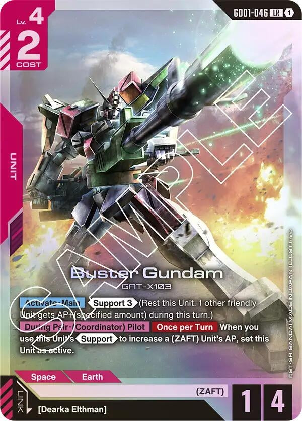 Image for Buster Gundam (Newtype Rising) - Gundam Card Game
