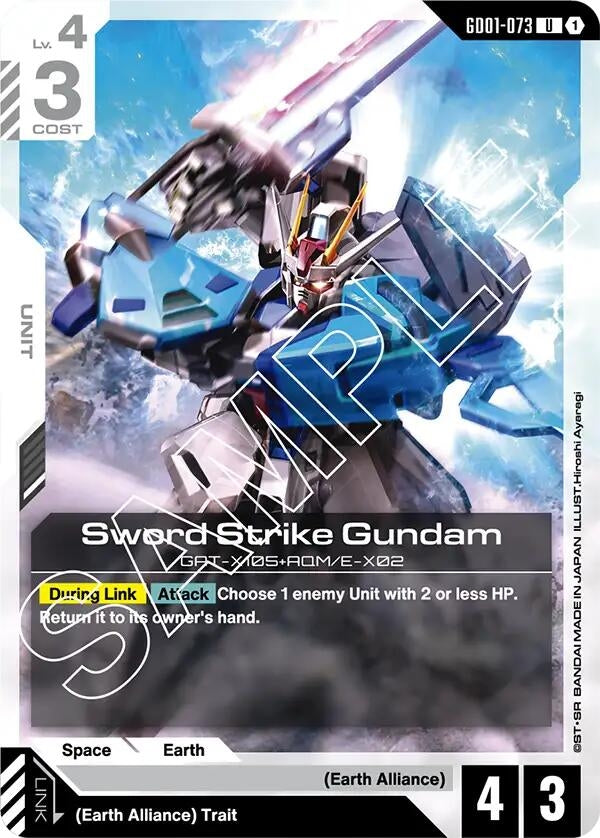 Image for Sword Strike Gundam (Newtype Rising) - Gundam Card Game