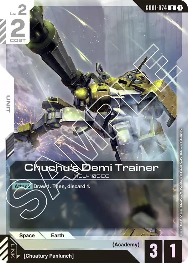 Image for Chuchu's Demi Trainer (Newtype Rising) - Gundam Card Game