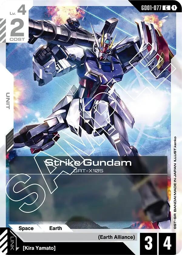 Image for Strike Gundam (GD01-077) (Newtype Rising) - Gundam Card Game