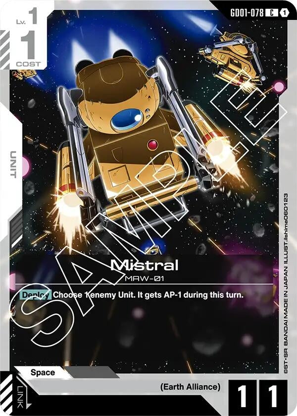 Image for Mistral (Newtype Rising) - Gundam Card Game