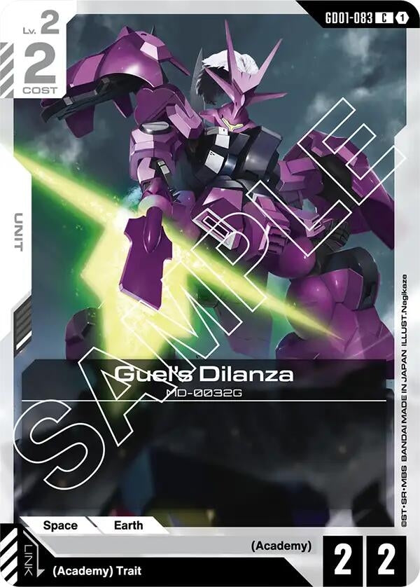 Image for Guel's Dilanza (Newtype Rising) - Gundam Card Game