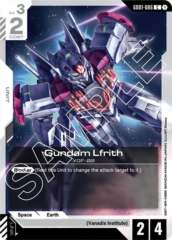 Image for Gundam Lfrith (Newtype Rising) - Gundam Card Game