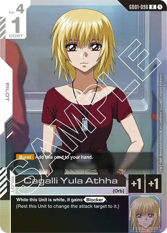 Image for Cagalli Yula Athha (Newtype Rising) - Gundam Card Game