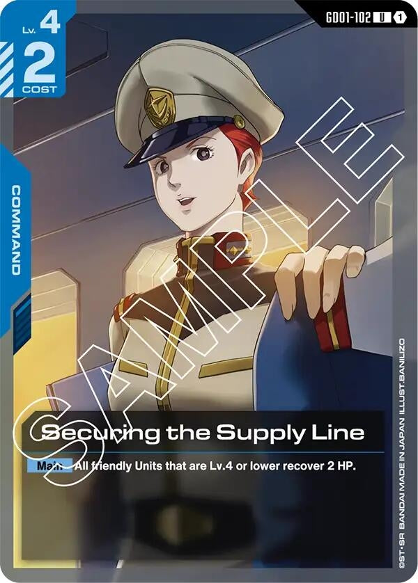 Image for Securing the Supply Line (Newtype Rising) - Gundam Card Game
