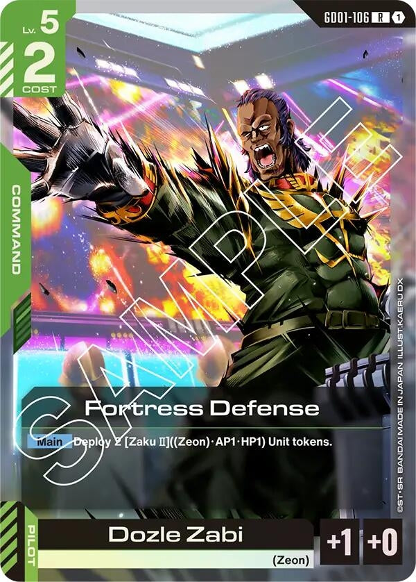 Image for Fortress Defense (Newtype Rising) - Gundam Card Game