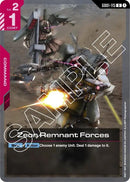 Image for Zeon Remnant Forces (Newtype Rising) - Gundam Card Game