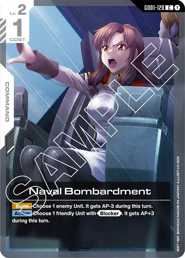 Image for Naval Bombardment (Newtype Rising) - Gundam Card Game