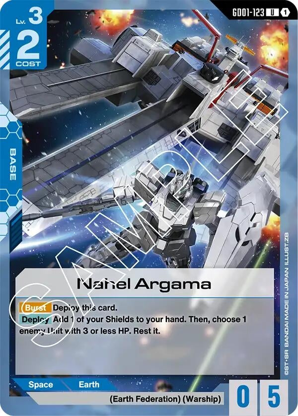 Image for Nahel Argama (Newtype Rising) - Gundam Card Game