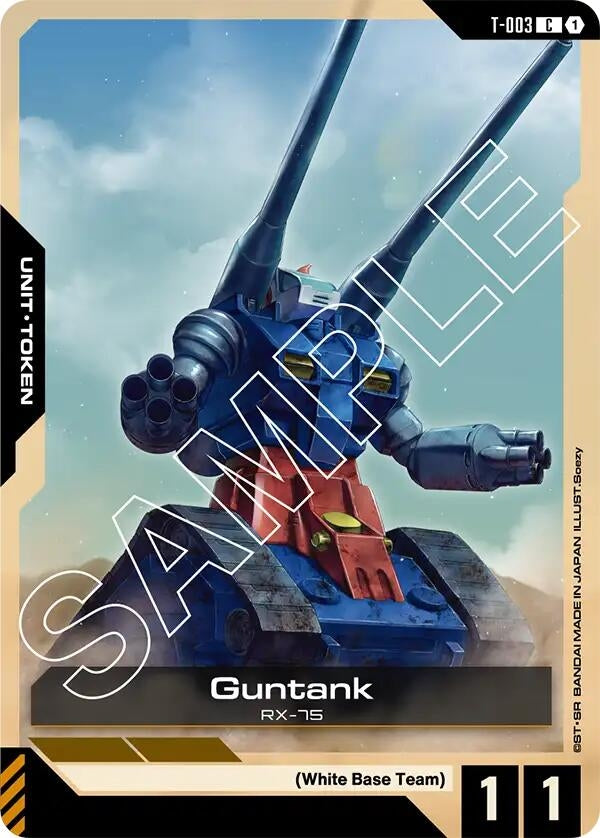 Image for Guntank (T-003) Token (Newtype Rising) - Gundam Card Game