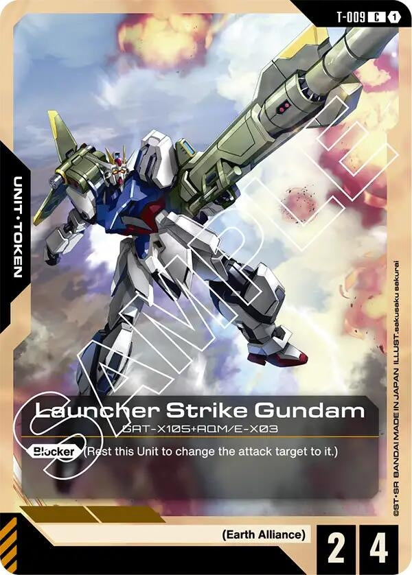 Image for Launcher Strike Gundam (T-009) Token (Newtype Rising) - Gundam Card Game