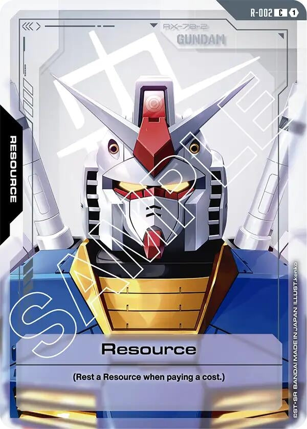 Image for Resource (R-002) (Newtype Rising) - Gundam Card Game