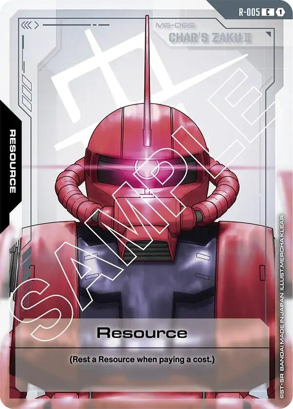 Image for Resource (R-005) (Newtype Rising) - Gundam Card Game