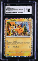 ***CGC GEM MINT 10*** 2023 POKEMON MCDONALD'S COLLECTION PIKACHU CONFETTI HOLO 006/015