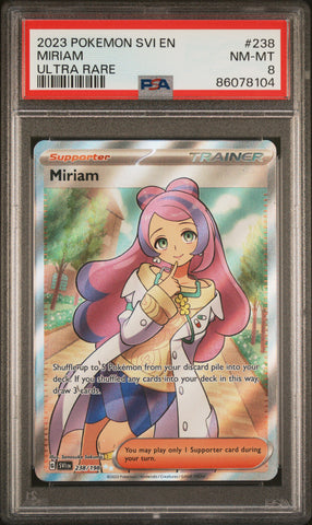 ***PSA8*** 2023 POKEMON SV1 MIRIAM 238/198