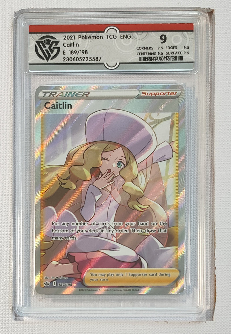***CCG9*** 2021 POKEMON SWSH CHILLIING REIGN CAITLIN 189/198