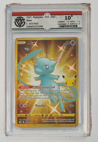 ***CCG10🌟*** 2021 POKEMON CELEBRATIONS MEW 025/025