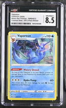 ***CGC8.5*** 2020 POKEMON SWSH BLACK STAR PROMO 3-PACK BLISTER VAPOREON COSMOS HOLO SWSH072