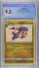 ***CGC9.5*** 2019 POKEMON HIDDEN FATES GABITE HOLO SV39/SV94