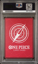 TRAFALGAR LAW ALTERNATE ART 2022 ONE PIECE JAPANESE OP01-ROMANCE DAWN PSA GEM MT 10