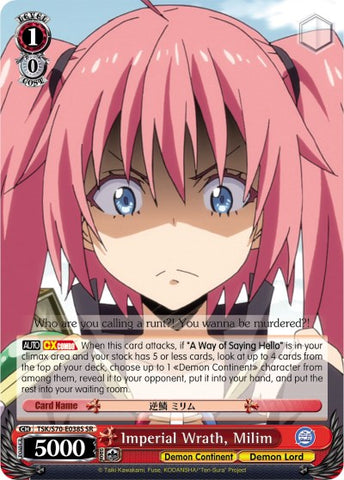 Imperial Wrath, Milim (TSK/S70-E038S SR) [That Time I Got Reincarnated as a Slime]